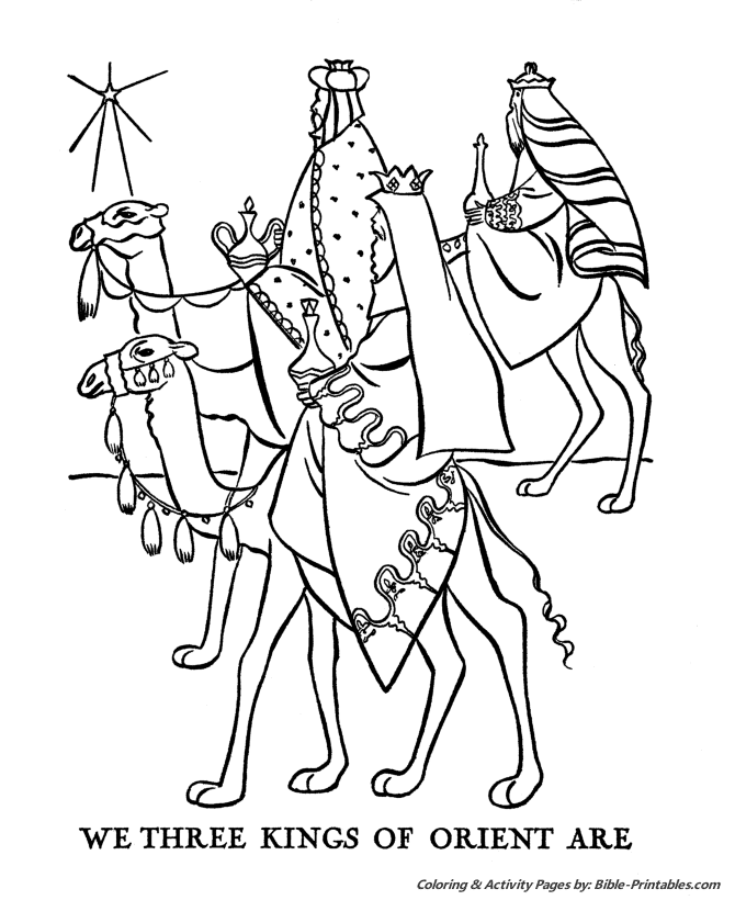 Christmas Story Coloring Pages 1
