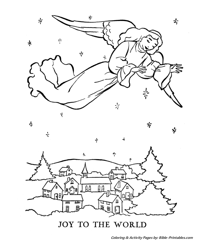 Christmas Story Coloring Pages 2