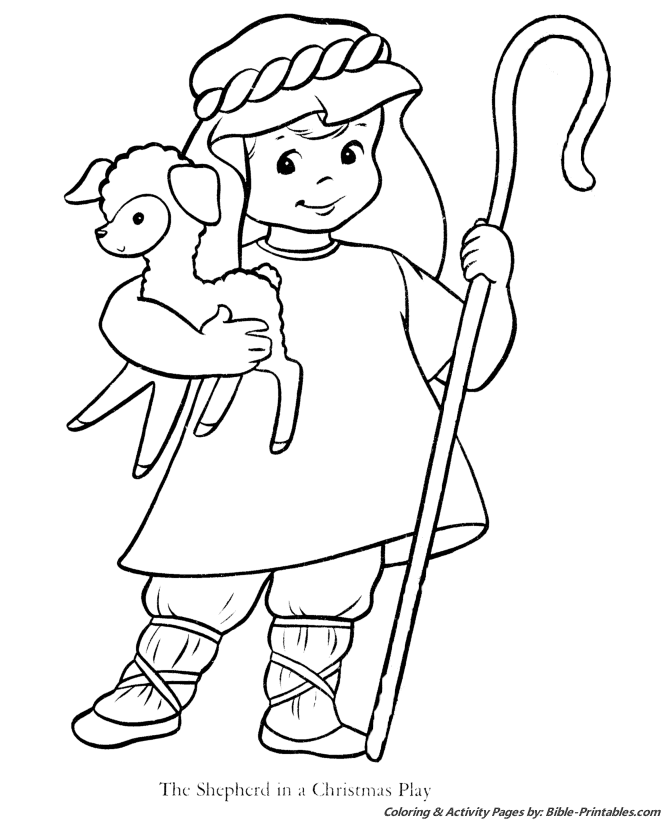  Christmas Kids Coloring Pages 15