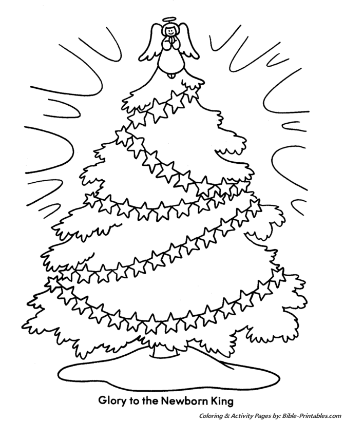 Christmas Kids Coloring Pages 3