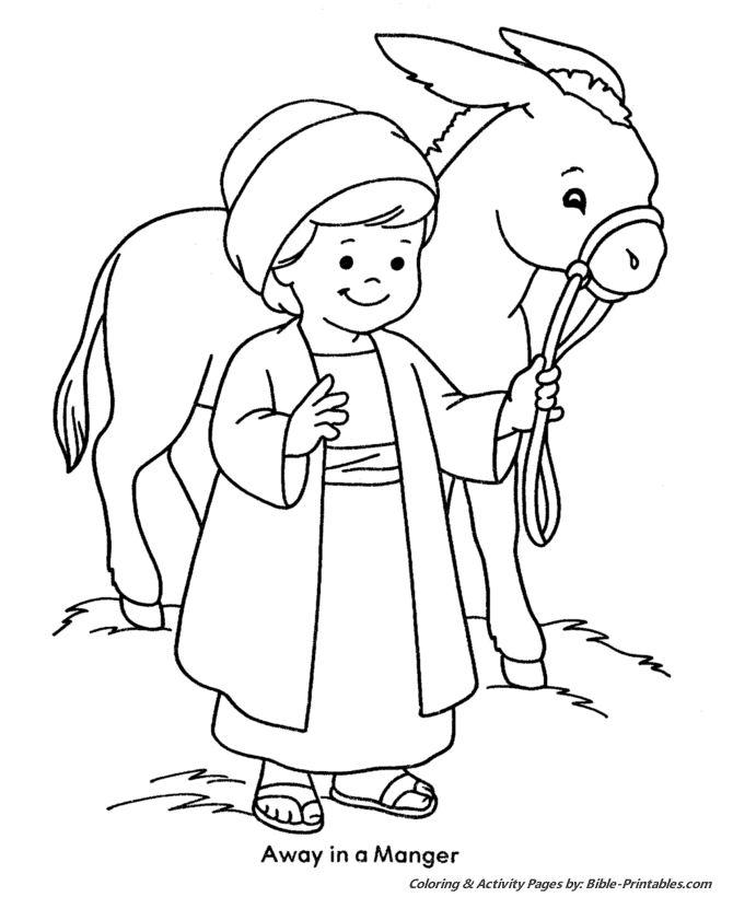  Christmas Kids Coloring Pages 16