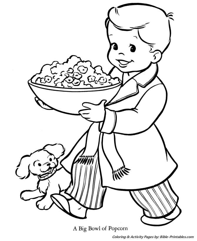  Christmas Kids Coloring Pages 18