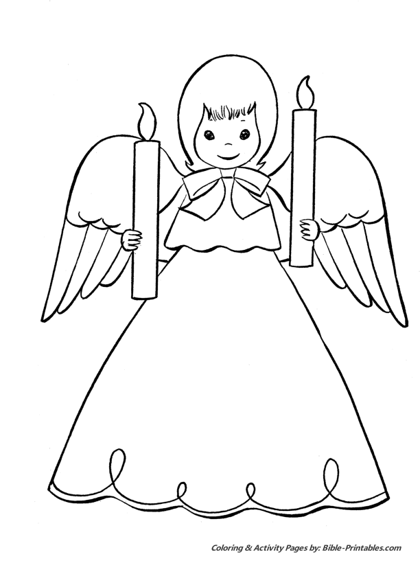 Christmas Scenes Coloring Pages 2