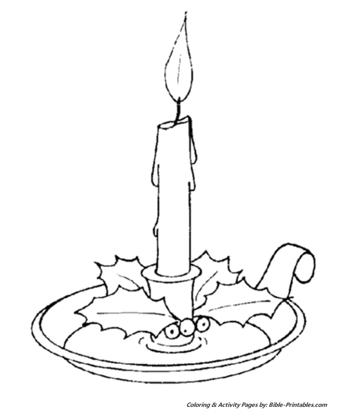  Christmas Scenes Coloring Pages 6