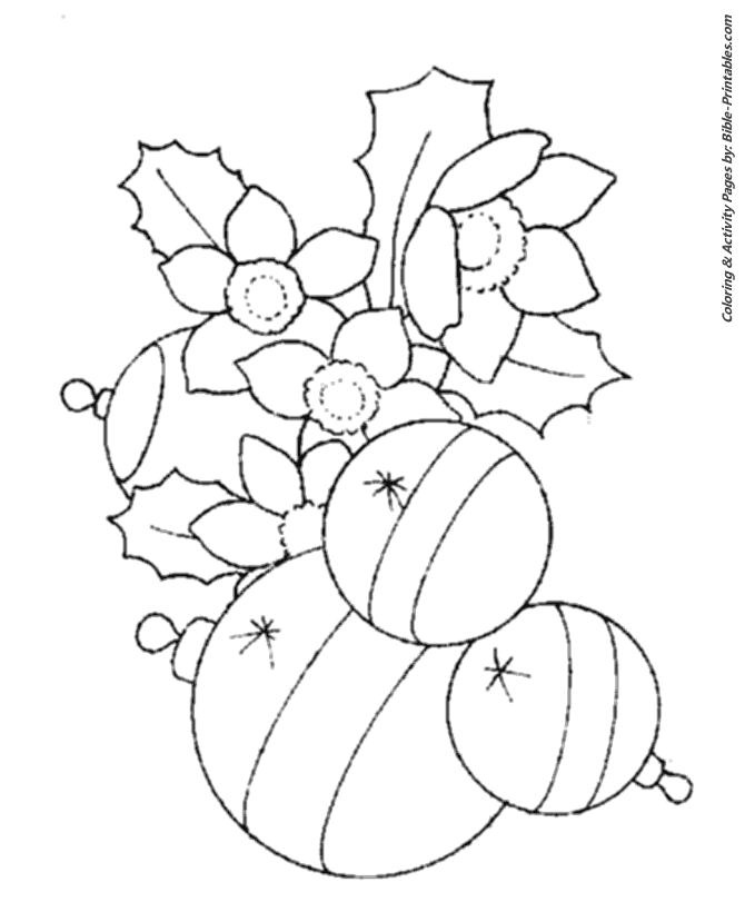 Christmas Scenes Coloring Pages 10