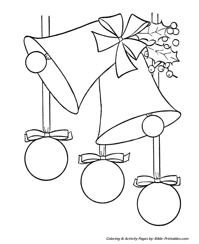 Christmas Scenes Coloring Pages 11