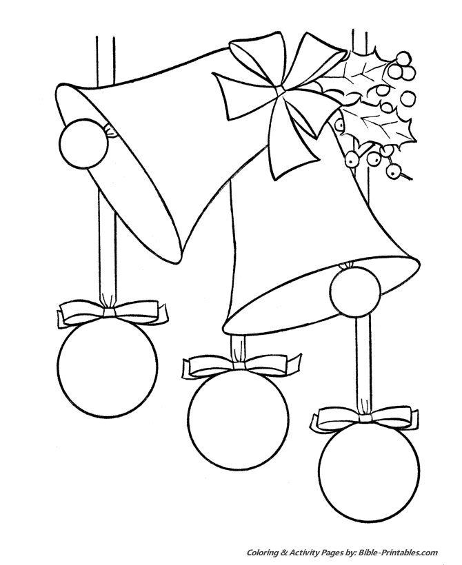  Christmas Scenes Coloring Pages 11