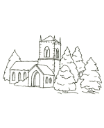 Christmas scene Coloring Page 18