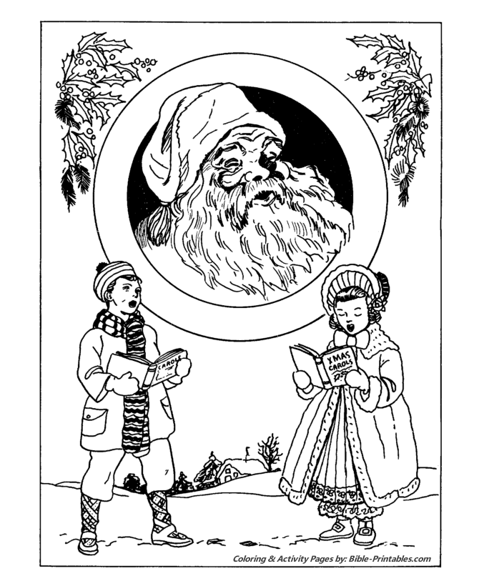 Classic Christmas Coloring Pages 5