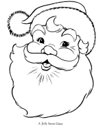 Santa Christmas Coloring Pages