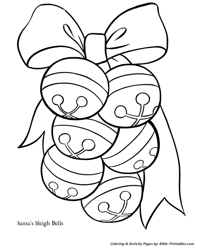 Santa Christmas Coloring Pages 11