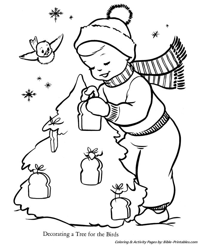 Santa Christmas Coloring Pages 14