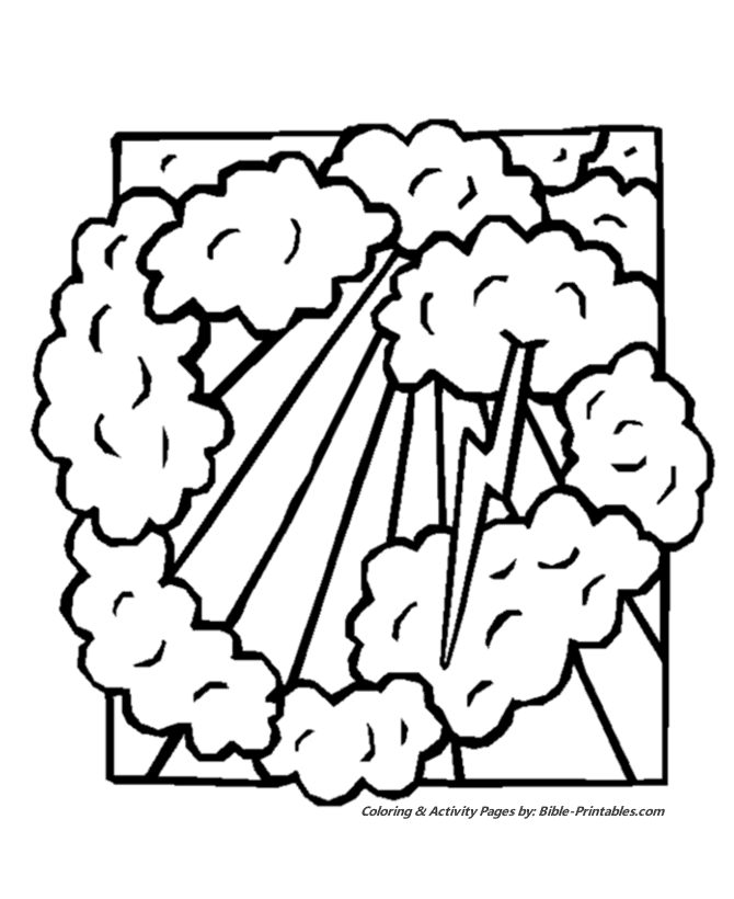 PreK-3 - Bible Creation Story Coloring Pages 2