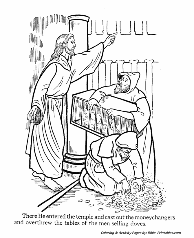 coloring pages easter jesus. Easter Story Coloring pages