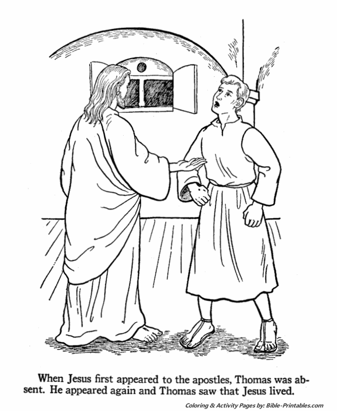 Easter Bible Coloring Page 18 Bible Printables