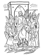 Easter Bible Coloring Page 1