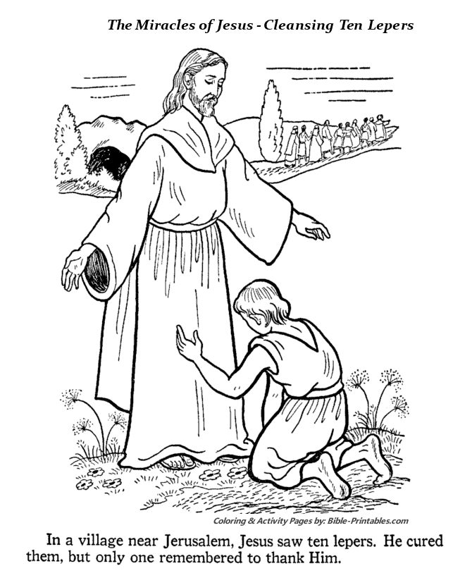 miracles coloring pages