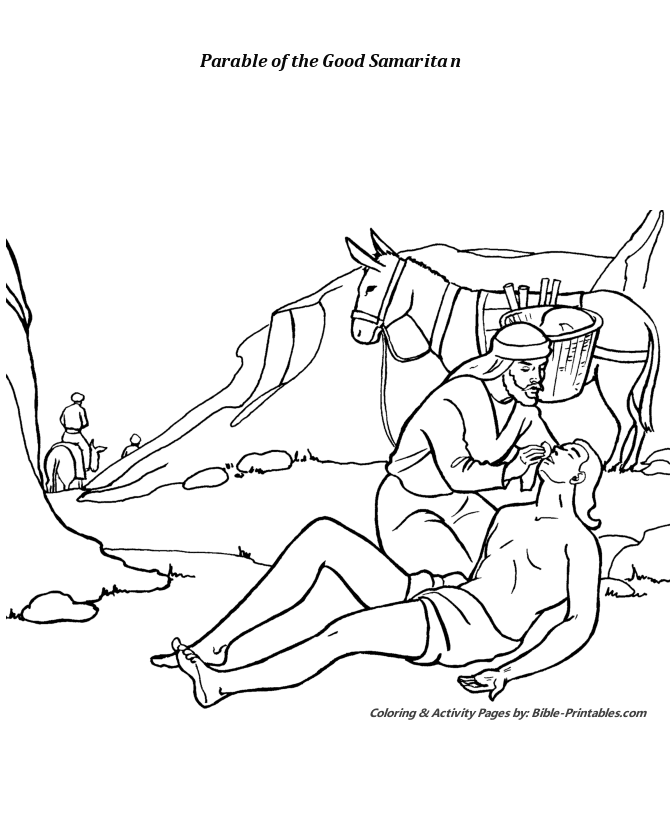 The Parables of Jesus Coloring Pages 1