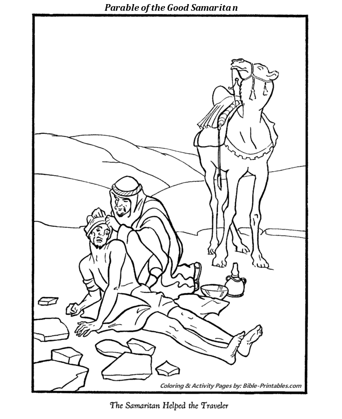  The Parables of Jesus Coloring Pages 2