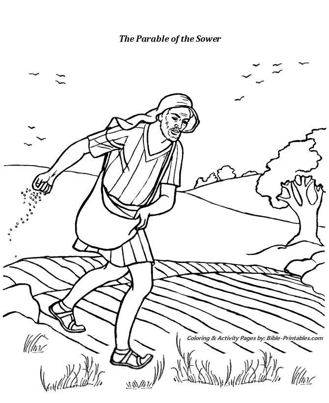 The Parables of Jesus Coloring Pages 