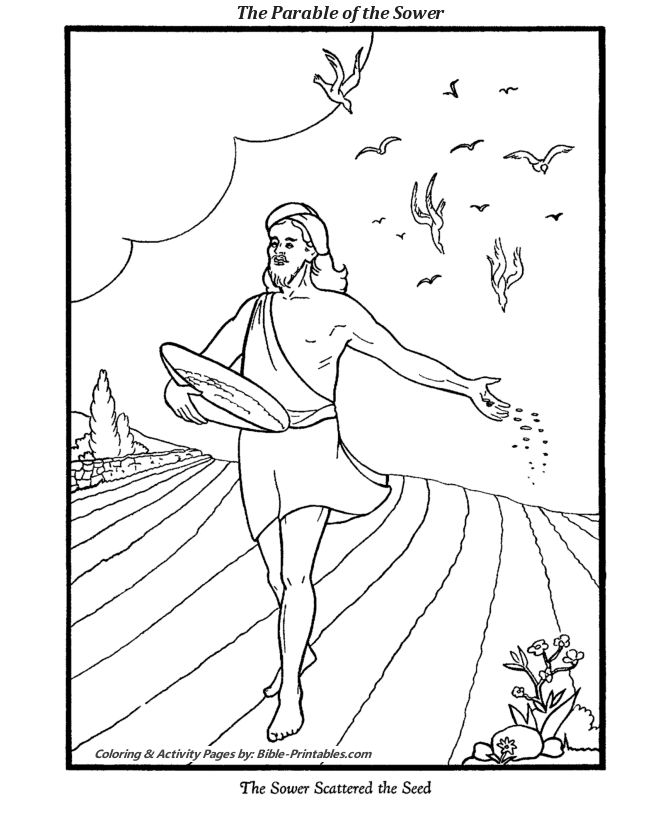 The Parables of Jesus Coloring Pages 