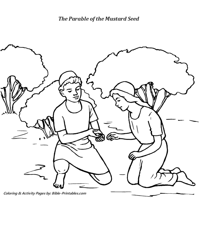 The Parables of Jesus Coloring Pages 