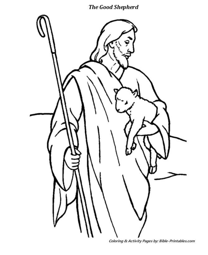 Jesus Shepherd Coloring Pages Jesus Shepherd Coloring Pages
