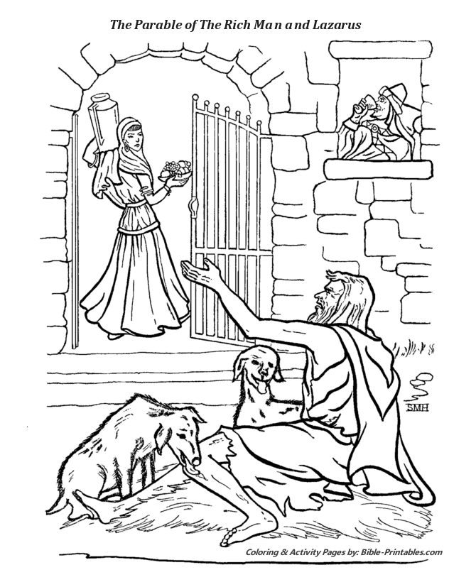 The Parables of Jesus Coloring Pages 