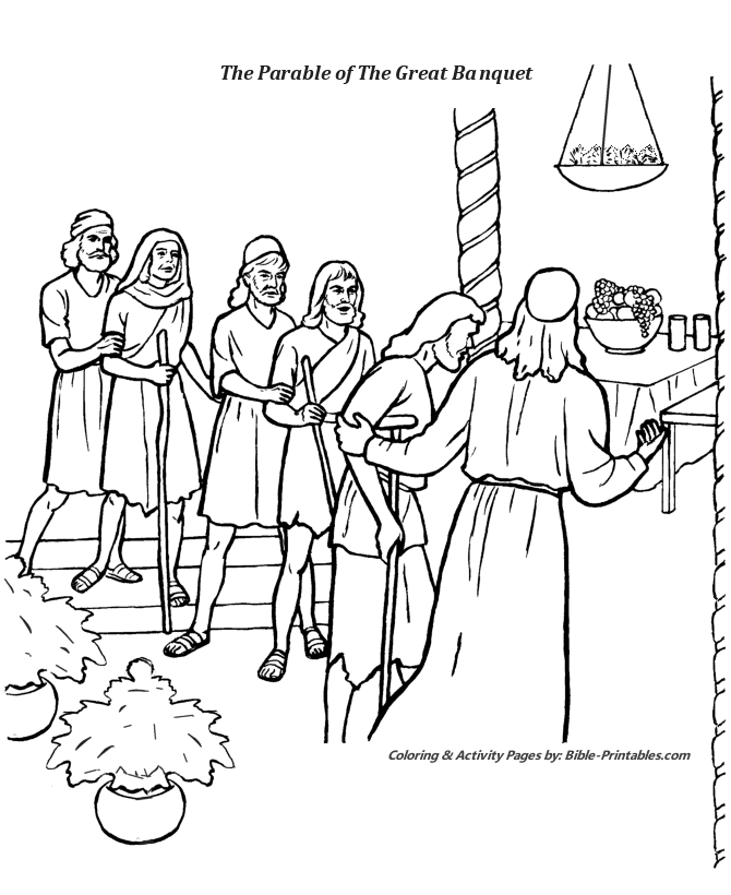 The Parables of Jesus Coloring Pages 