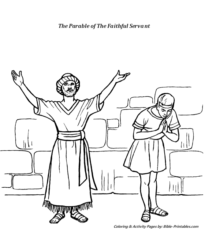 The Parables of Jesus Coloring Pages 