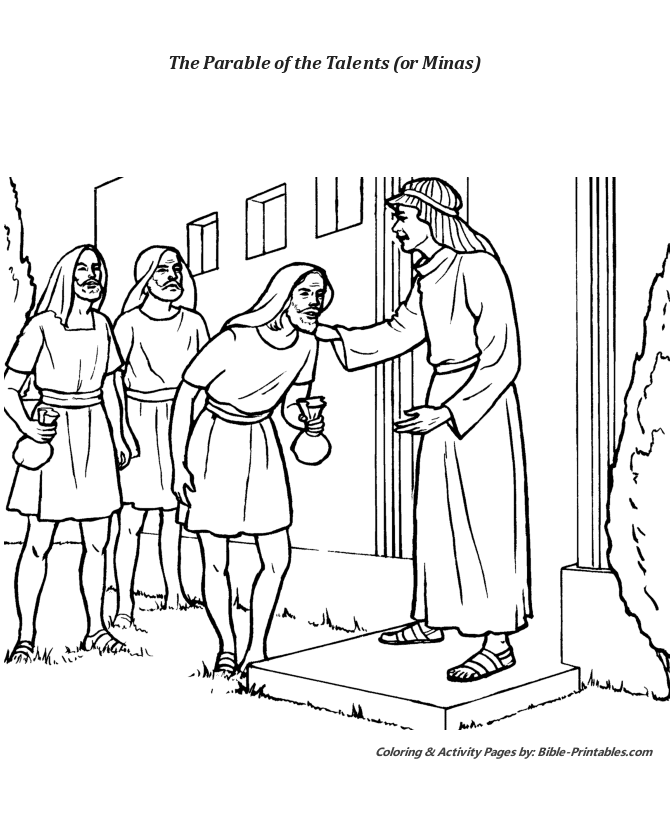 The Parables of Jesus Coloring Pages 