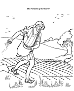 The Stories / Parables Jesus Told Coloring Page 1