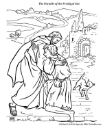 The Stories / Parables Jesus Told Coloring Page 2