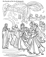 The Stories / Parables Jesus Told Coloring Page 2