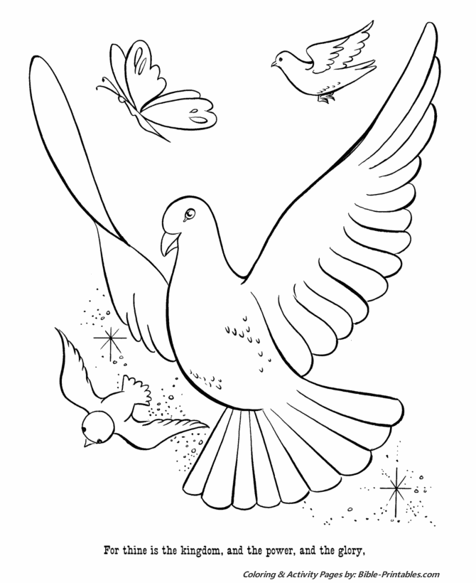 The Lords Prayer Coloring Page 21