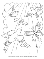 Bible Prayer Coloring Pages
