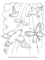 The Lords Prayer coloring pages p23