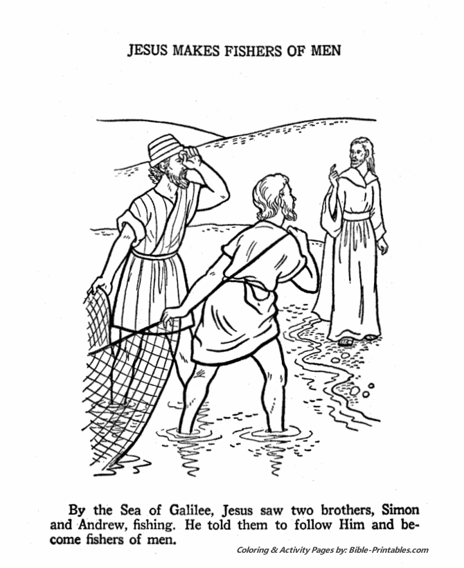 The Apostles Coloring Pages 1