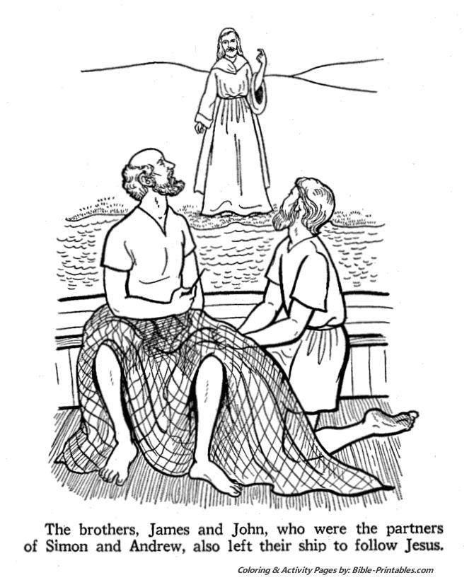 The Apostles Coloring Pages 2