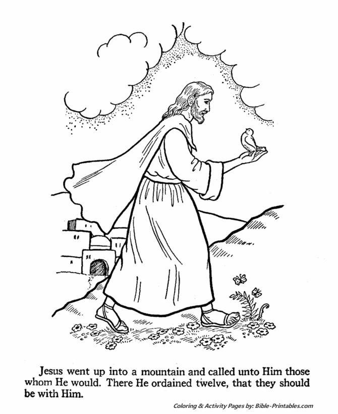 The Apostles Coloring Pages 4