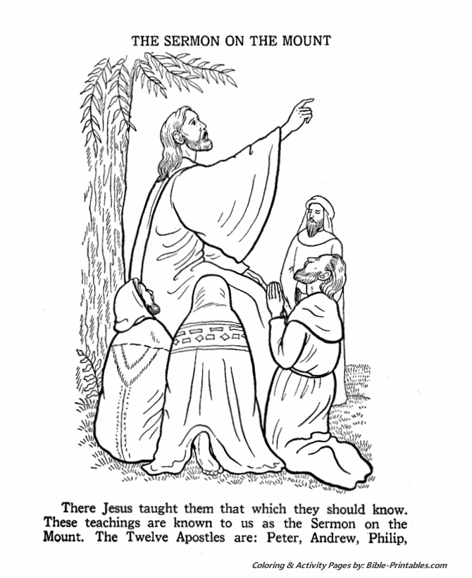 The Apostles Coloring Pages 5