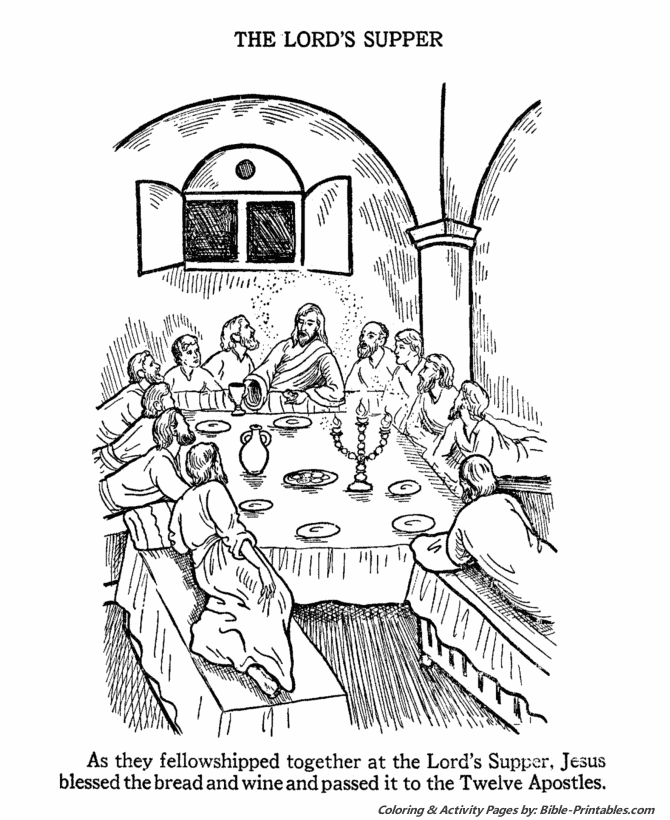 The Apostles Coloring Pages 7