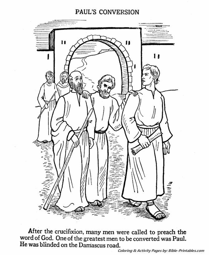 The Apostles Coloring Pages 13