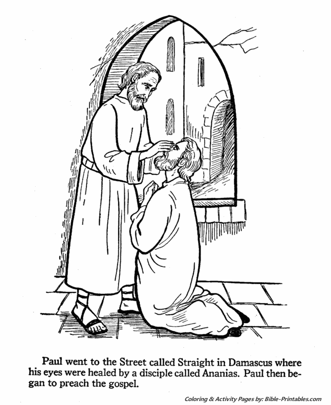 The Apostles Coloring Pages 14