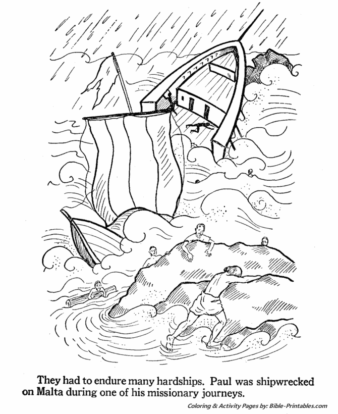 The Apostles Coloring Pages 15