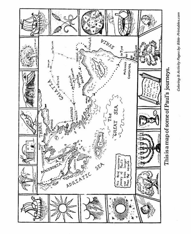 The Apostles Coloring Pages 16