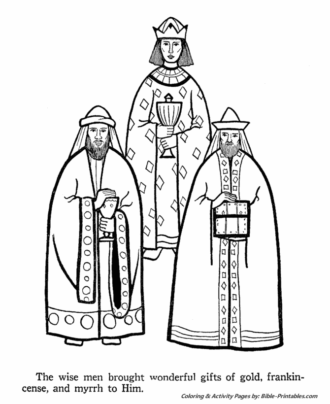 camel three kings bible coloring pages - photo #15