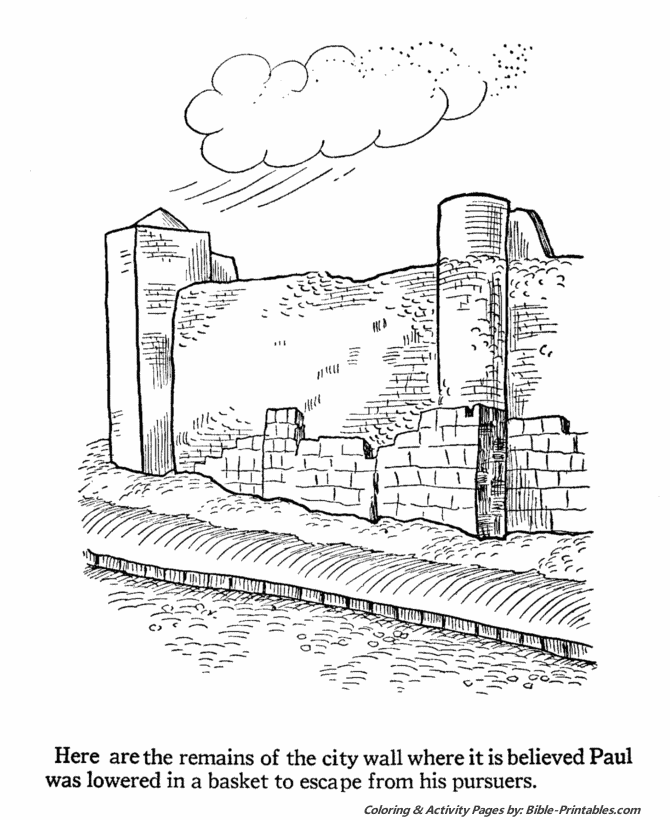 Bible Life and Times coloring pages