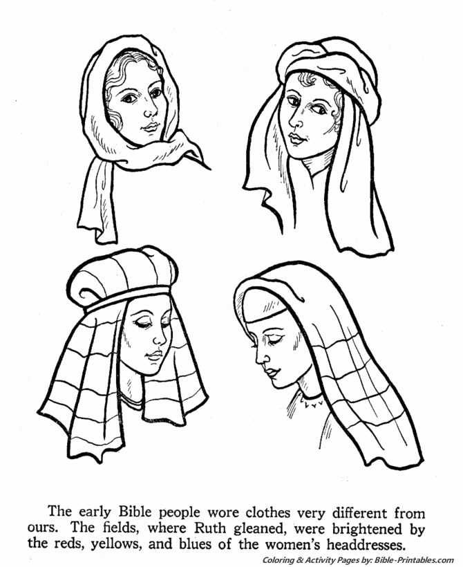 Bible Life and Times Coloring Pages 6