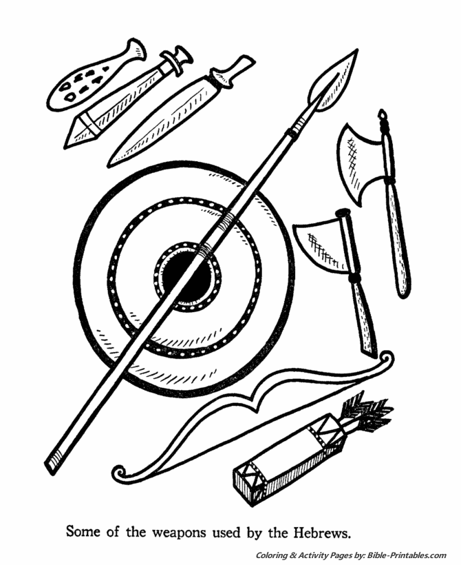 Bible Life and Times Coloring Pages 10
